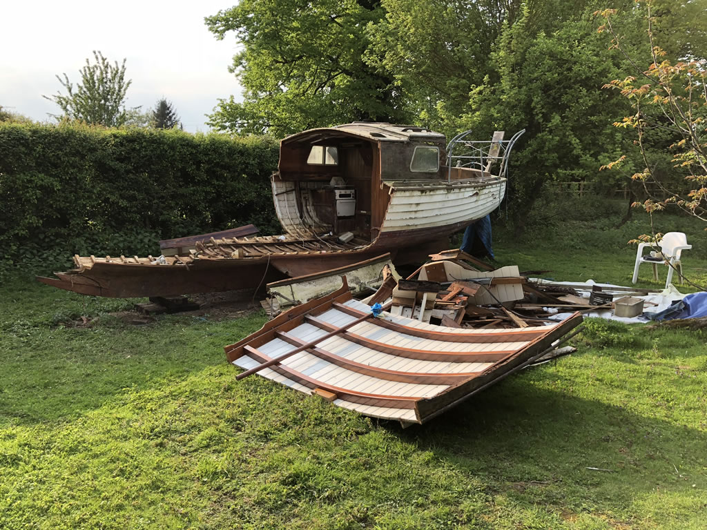 yacht scrap yard