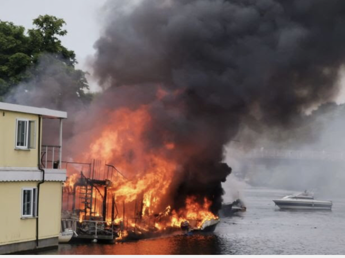 Burnt Speedboat Collection London