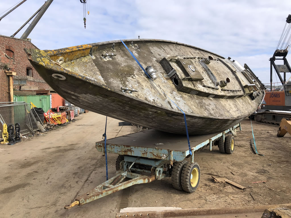 yacht scrap yard