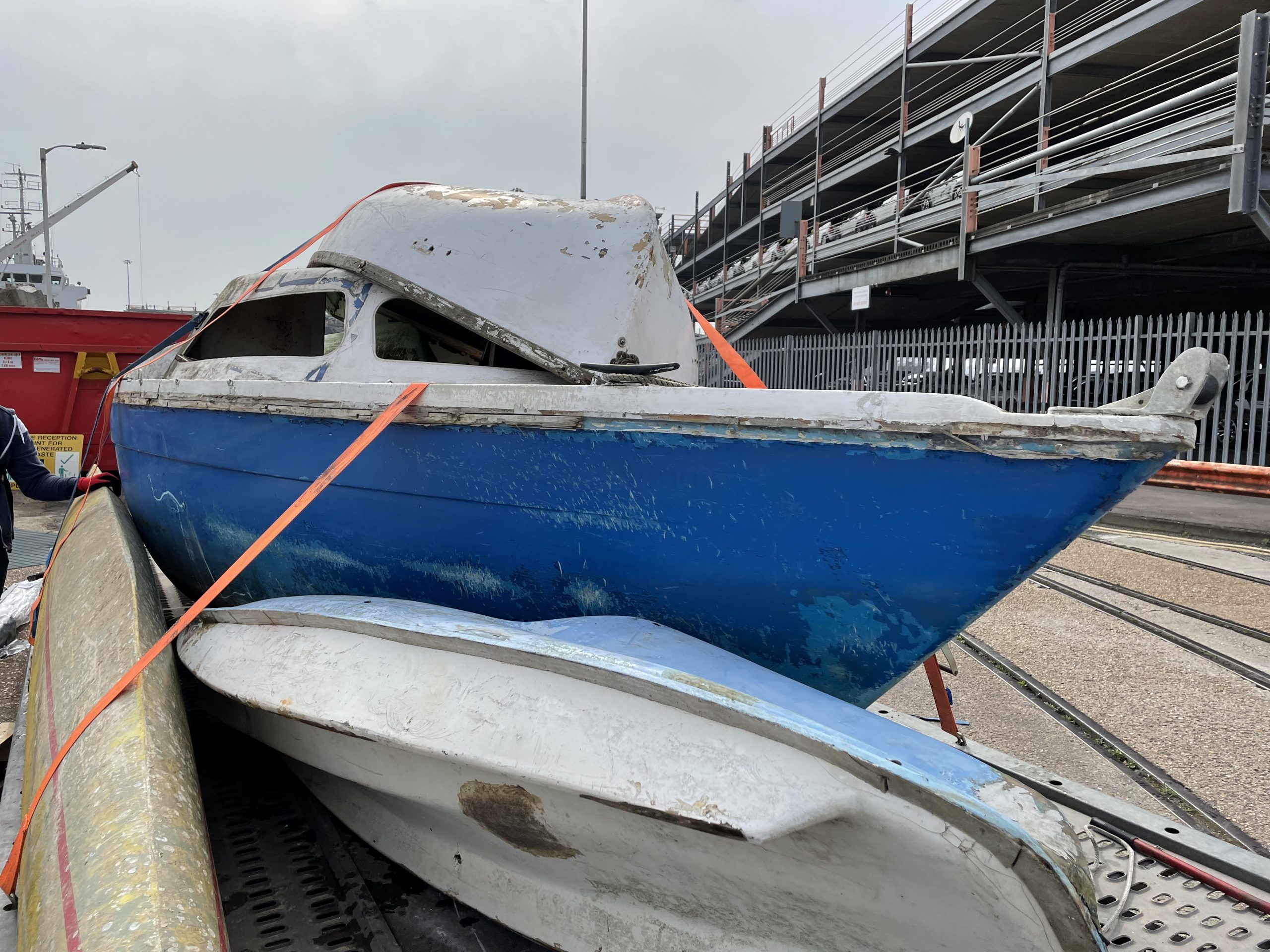 Abandoned Boat Wrecks Collected From Southampton