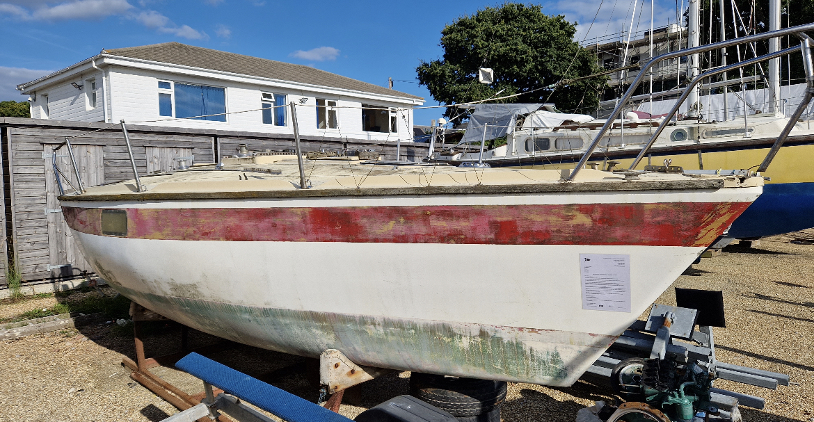 Abandoned Boat in Poole Yacht Club