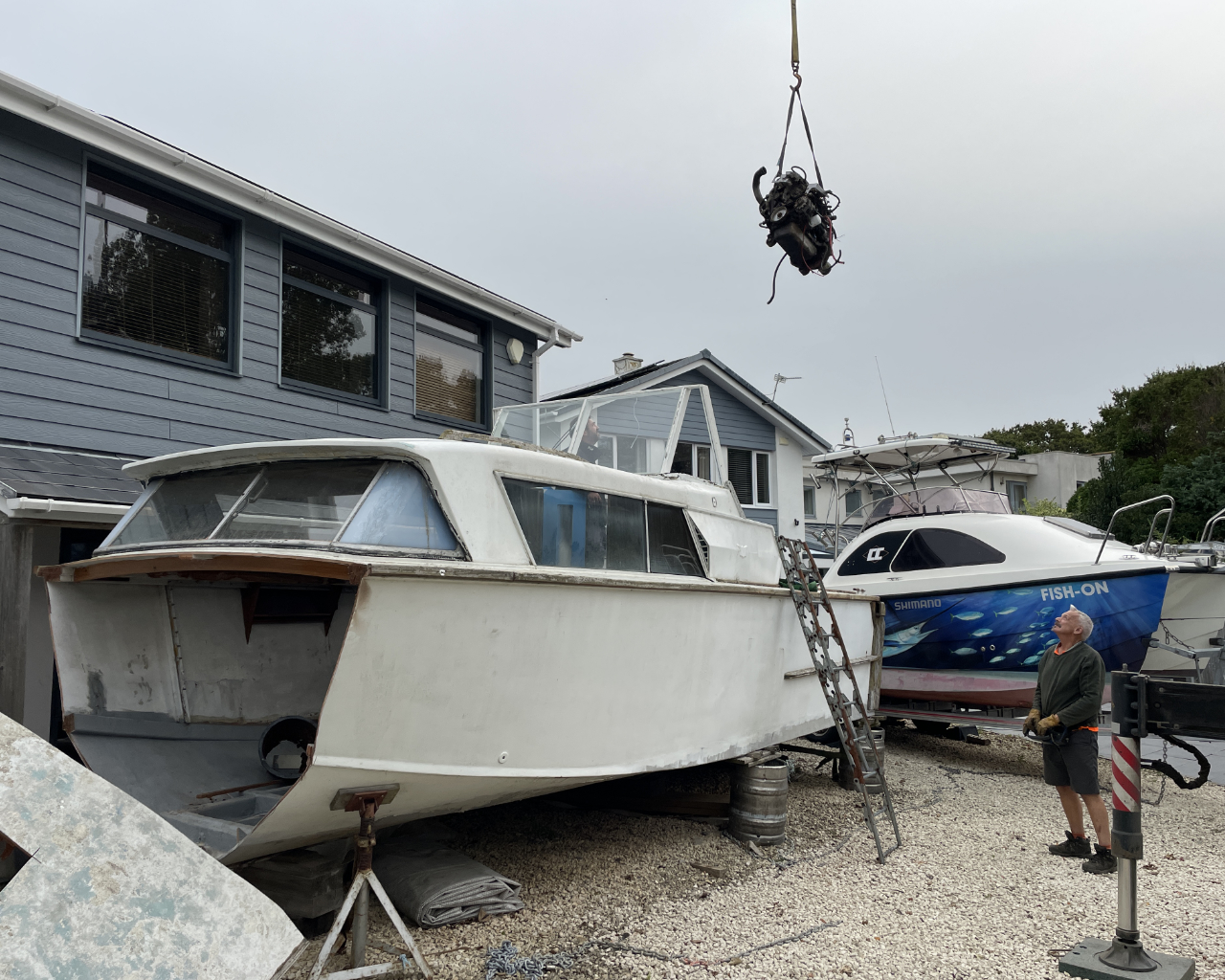 yacht junk yard