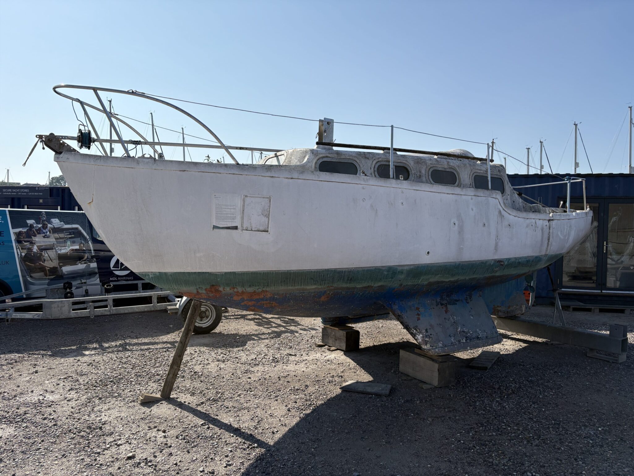 Abandoned Boat at Shamrock Quay