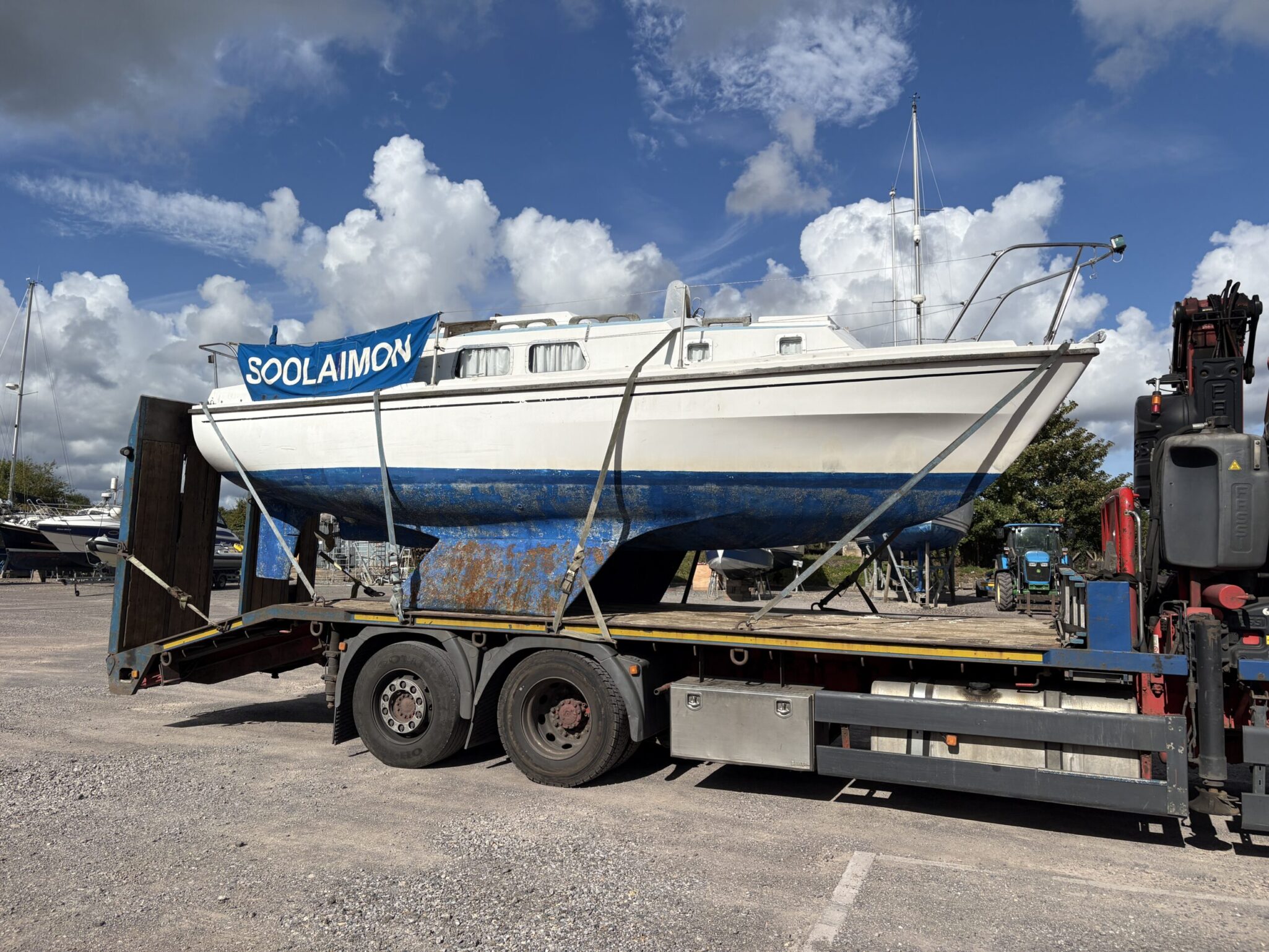 Westerly Centaur Removed from Hythe Marina