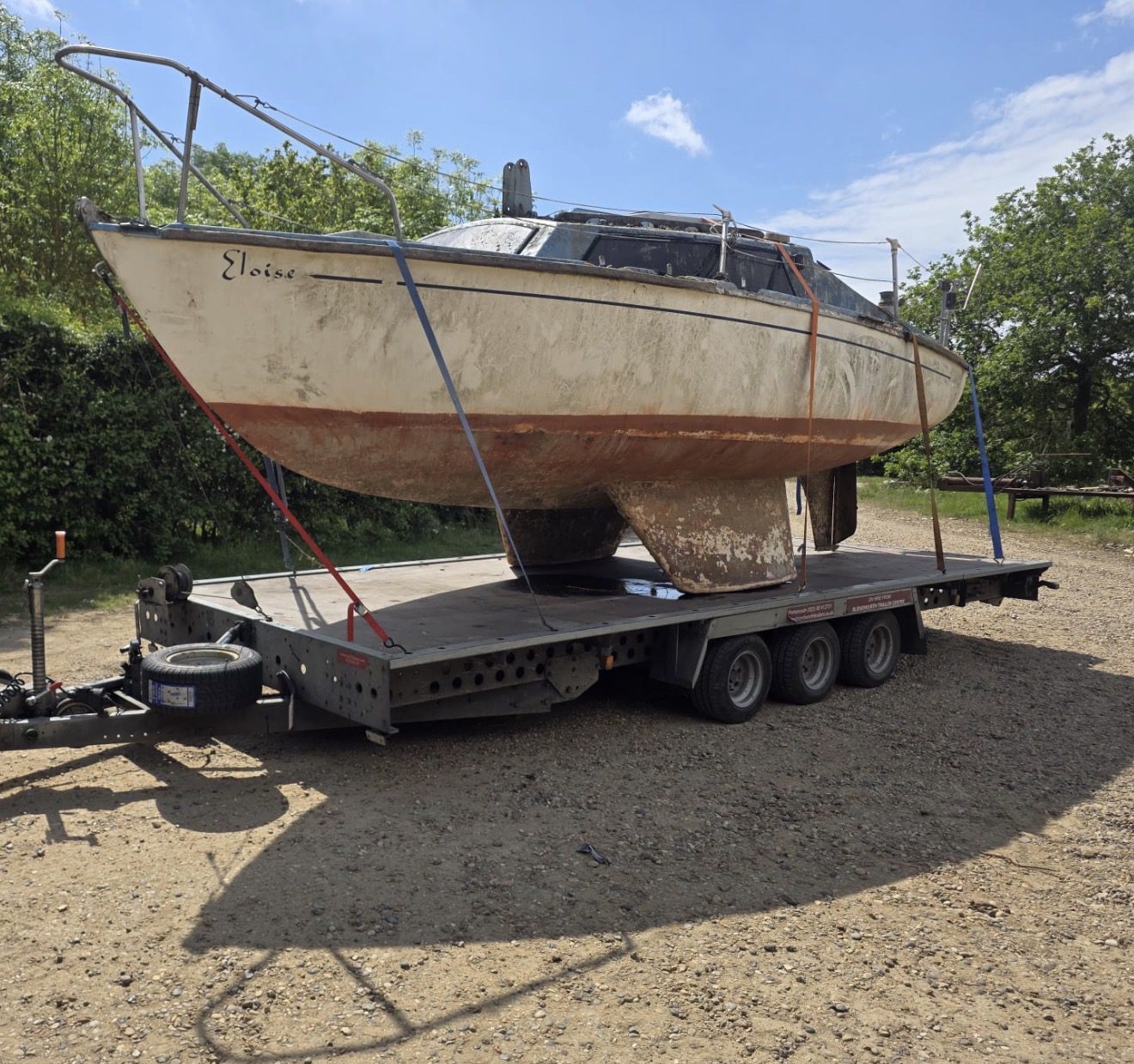 Small Yacht from a farm in Essex
